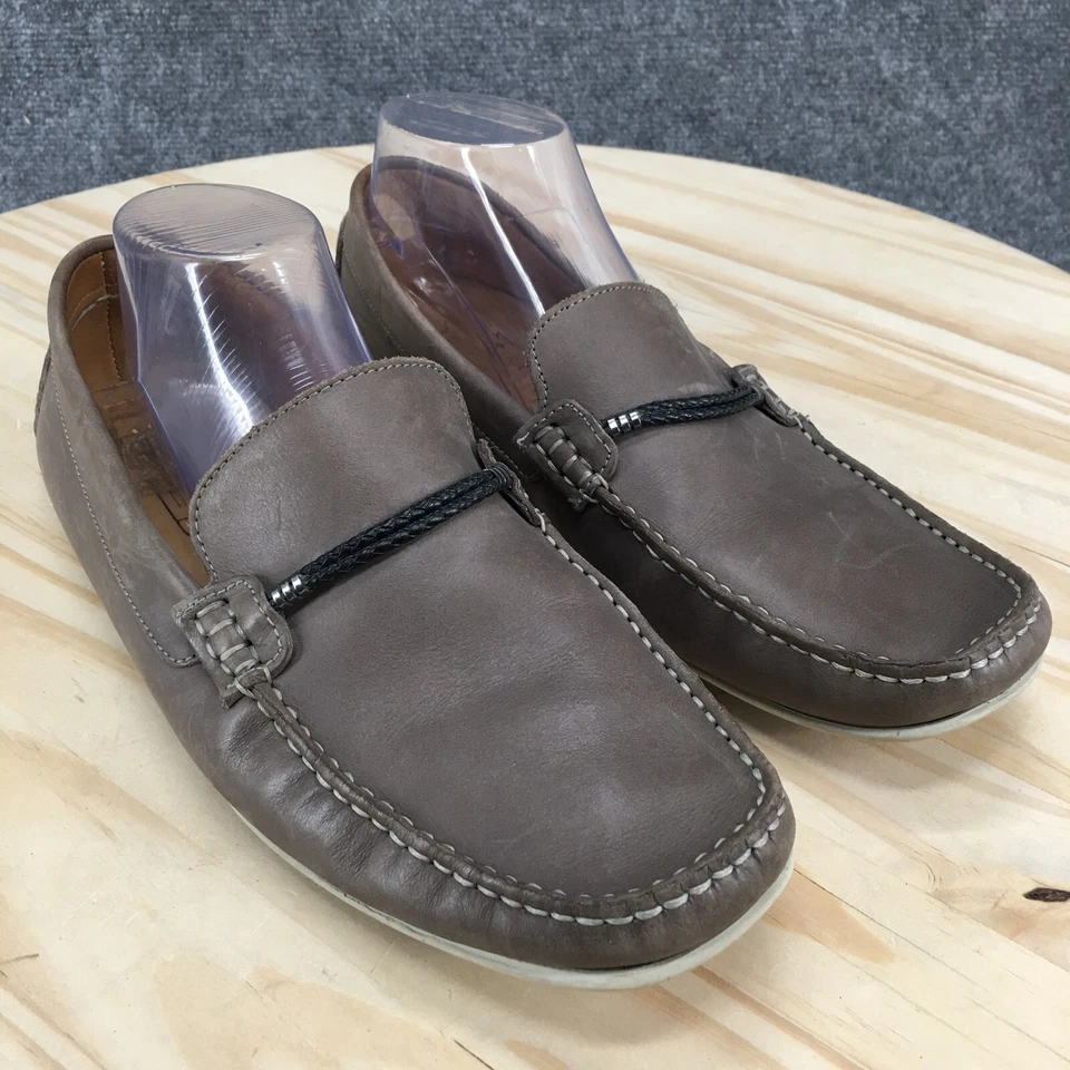 Mercanti Fiorentini Zapatos Mujer 10 M Penny Mocasines Marrón Informal Sin Cordones 15039 Foto 3 de 4