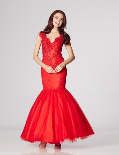 Red Prom Dress Size 10 | eBay
