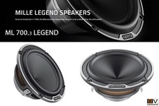 Hertz Mille ML 700.3 Legend Set Mitteltöner 70mm + Grille SQ Midrange Neodym 4 Ω