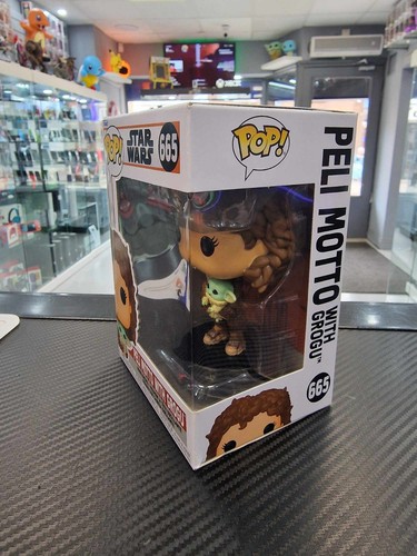 Star Wars Peli Motto with Grogu #665 Funko Pop! Fast Delivery! - Picture 4 of 6
