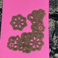 Spellbinders SHAPEABILITIES S2-030 Floral Corner One D-Lites Set of 2 Dies