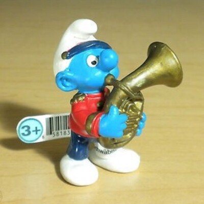 Schtroumpf Schleich 20064 PROMO FLUOCARIL – Très Bon état – Pitufo Puffi