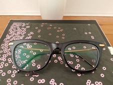 Thom Browne TB-712 C-NVY- GLD-52 Glasses Navy/GoldFrame Made in Japan.