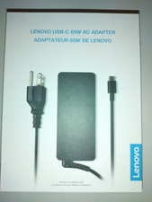 Genuine 65W USB-C Adapter for Lenovo ThinkPad X1 X13 T14 T15 E14 E15 T480s T490