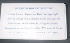 CREATIVE MEMORIES 12 Trimmers Replacement Blades Cartridges 2 PACK NEW