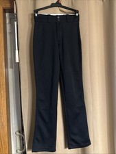 Easton Youth Small Baseball Pants New W/tags Black Open Bottom 23-25  
