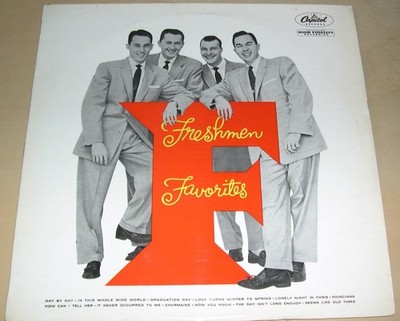 THE FOUR FRESHMEN - Freshmen Favorites (LP, 1956, Made in UK) Very Good+