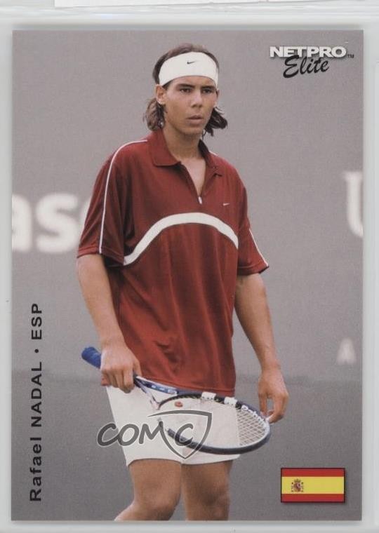 2003 NetPro Elite Series Event Edition Rafael Nadal (Red Shirt) #E27 tt9