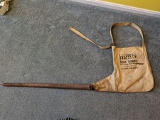 HORN Trademark SEED SOWER Urbana Indiana USA Bag & pipe ANTIQUE Vintage