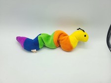 Ty Beanie Babies Inch the Worm Rainbow Plush Caterpillar 9-Inch