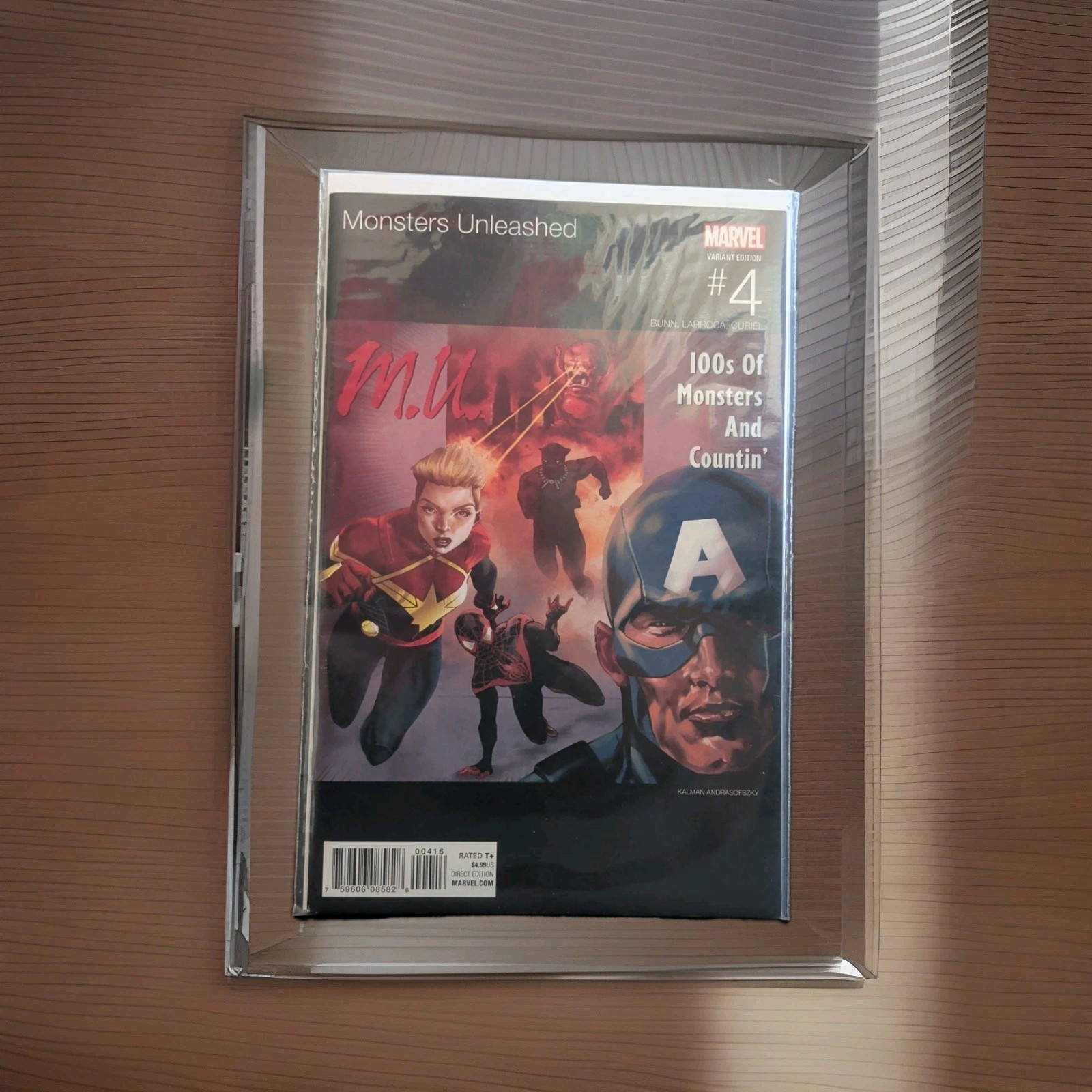 Monsters Unleashed #4 (2017, Marvel) Hip-Hop NWA Variant  Homage NM+  HTF