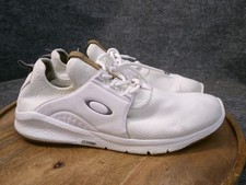 Oakley EVZero Dry White Knit Athletic Running Shoes Sneakers Men Size 12 US