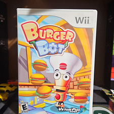 Nintendo Wii Burger Bot Virtual Play Games Manual Included E NTSC-U/C Simulation