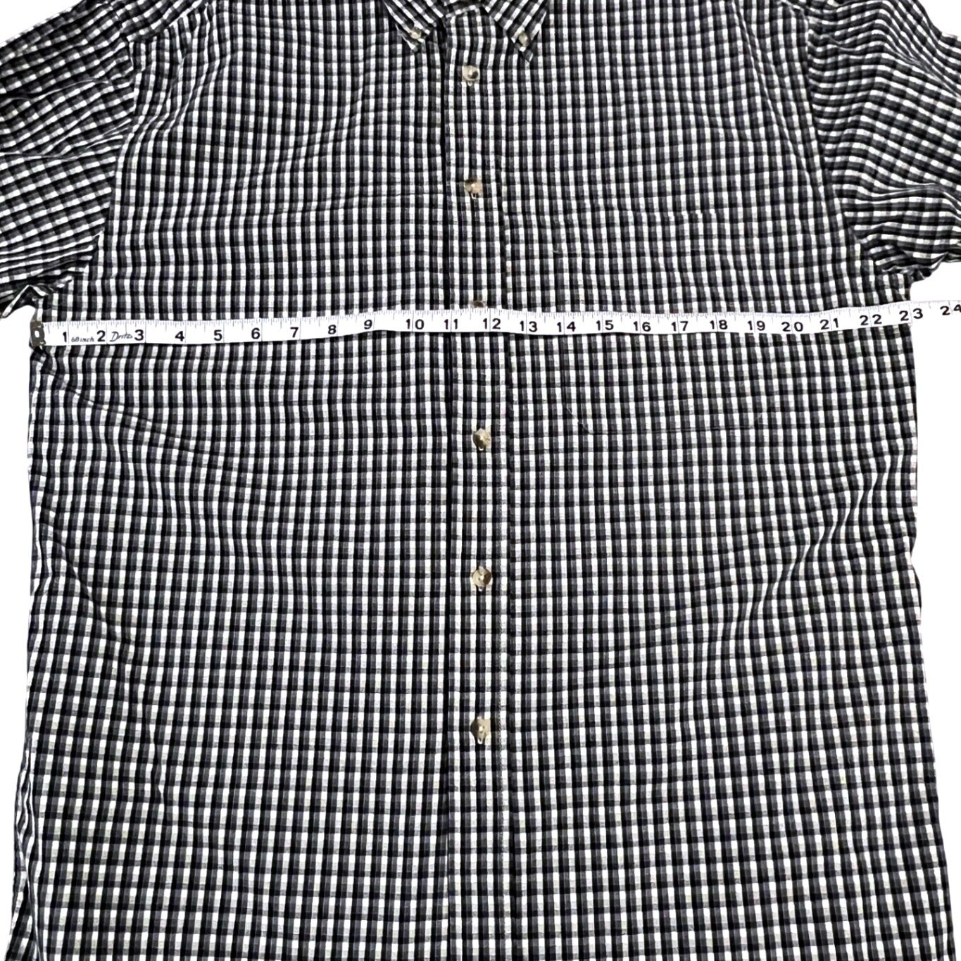 Pendleton Mens Medium Gingham Check Button Down S… - image 5