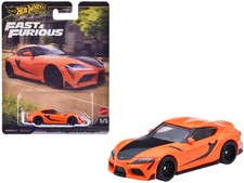 Hotwheels JBM00 2021 Toyota GR Supra Orange and Black "F9" (2021)