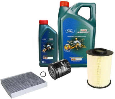 Fits: Ford Kuga 2.0L TDCI Full Service Kit inc Genuine Castrol 0w30 Engine Oil