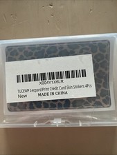 4–Leopard Print Credit Card Skin Stickers