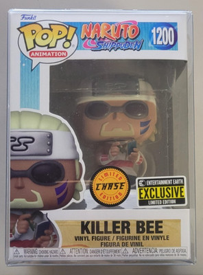 Funko Pop CHASE Naruto Shippuden Killer Bee EE Exclusive Figure w/ Protector