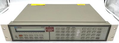 HP 3488A MULTI-CHANNEL SWITCH/CONTROL UNIT W/ 1X 44471A& 1X 44470A MODULE