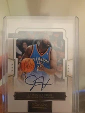 2009-2010 Panini Classics On Card Auto #163 Rookie James Harden /499