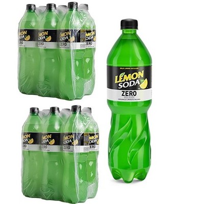 12x Lemonsoda zero PET 1Lt Flasche Campari Group Lemonsoda Zitrone italienisch