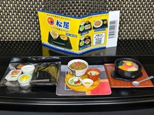 Riement Petit Sample Matsuya Miniature Teishoku Collection Bibimbap Gyudon #8b29
