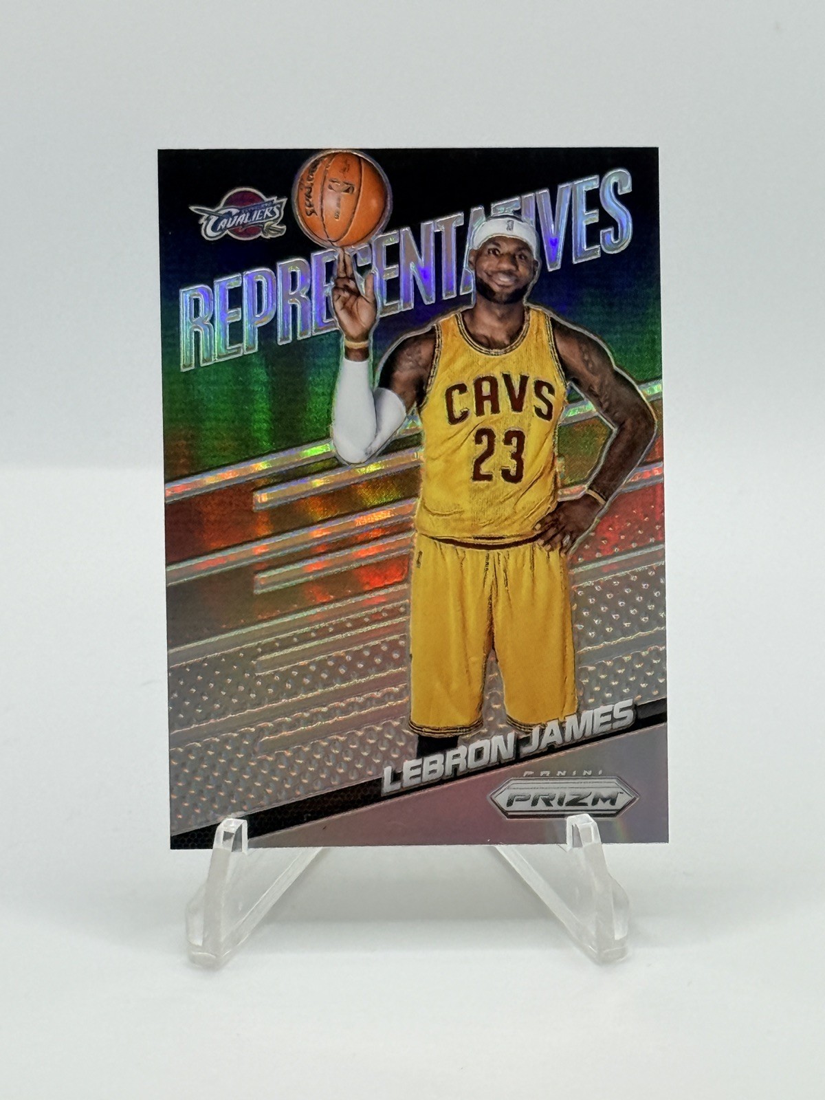 2014-15 Panini Prizm Lebron James Representatives #9 Silver Prizm