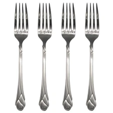 Mikasa Sweet Pea 18/8 Stainless Steel Dinner Fork (Set of Four)