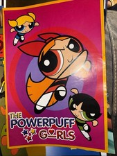 Vintage The Powerpuff Girls Poster 16x11  - RARE  Colorful Classic