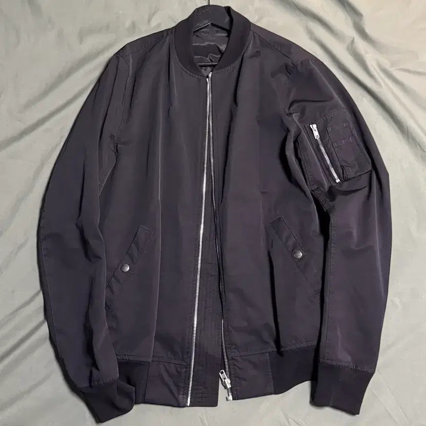 Men’s MA-1 Bomber Jacket Basic Model 52 Black - image 2