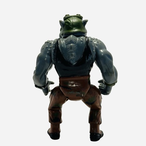 TMNT Teenage Mutant Ninja Turtles Rocksteady 1988 Actionfigur Spielzeug - Bild 2 von 2