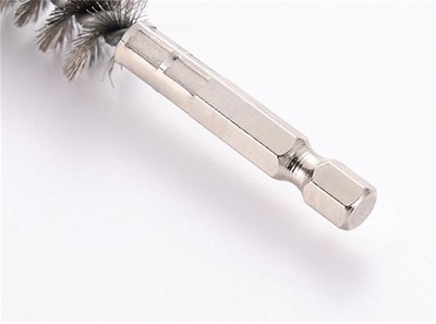 Stainless Steel Bore Brush Stainless Steel Bristles Wire Brush for Power Dril...