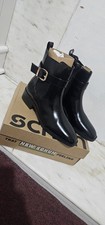 Cadue buck boots Ladies Black Boot Shoe Size UK 7 Brand New 