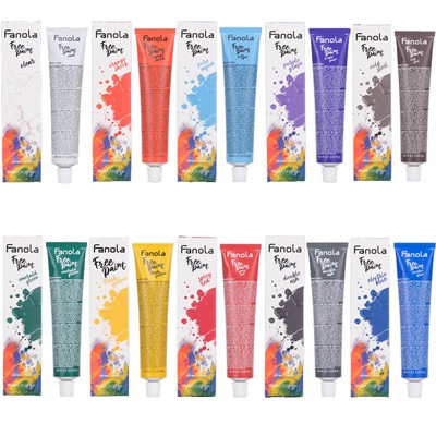 Tönung Semi -Permanent -Haare direkt No Ammoniak Vegan FANOLA FREI Paint