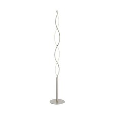 Lindby Stehlampe Auron LED dimmbar Touchdimmer warmweiß nickel - Sehr Gut
