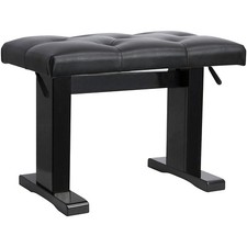 OnStage Height Adjustable Piano Bench Black