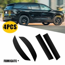 Precut Side Marker Lamp Tint Overlay For 24-25 Chevry Traverse Smoked Vinyl Wrap