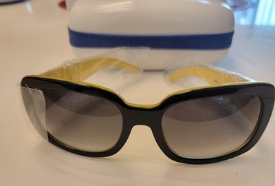Technomarine italienische Sonnenbrille incl. Box & Etui, trendy gelb/schwarz