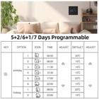1-WiFi Smart Thermostat For Home WiFi Programmable LCD Display Control