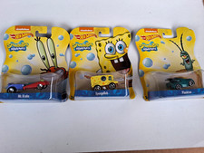 Hot Wheels SpongeBob SquarePants Diecast Cars Lot of 3 Unopened Box