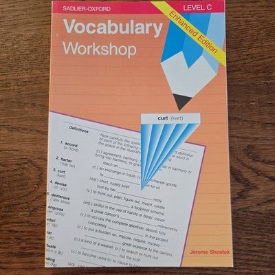 Sadler Vocabulary Workshop  C Enhanced Edition Grade 8 Student Text/Workbook