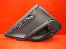 Mercedes S204 W204 C-Klasse T&uuml;rverkleidung T&uuml;rpappe Hinten links schwarz Leder/5