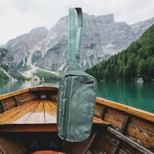 Open Story Anti Theft Over the Shoulder Travel Bag or Fanny Pack -Green  (5642)