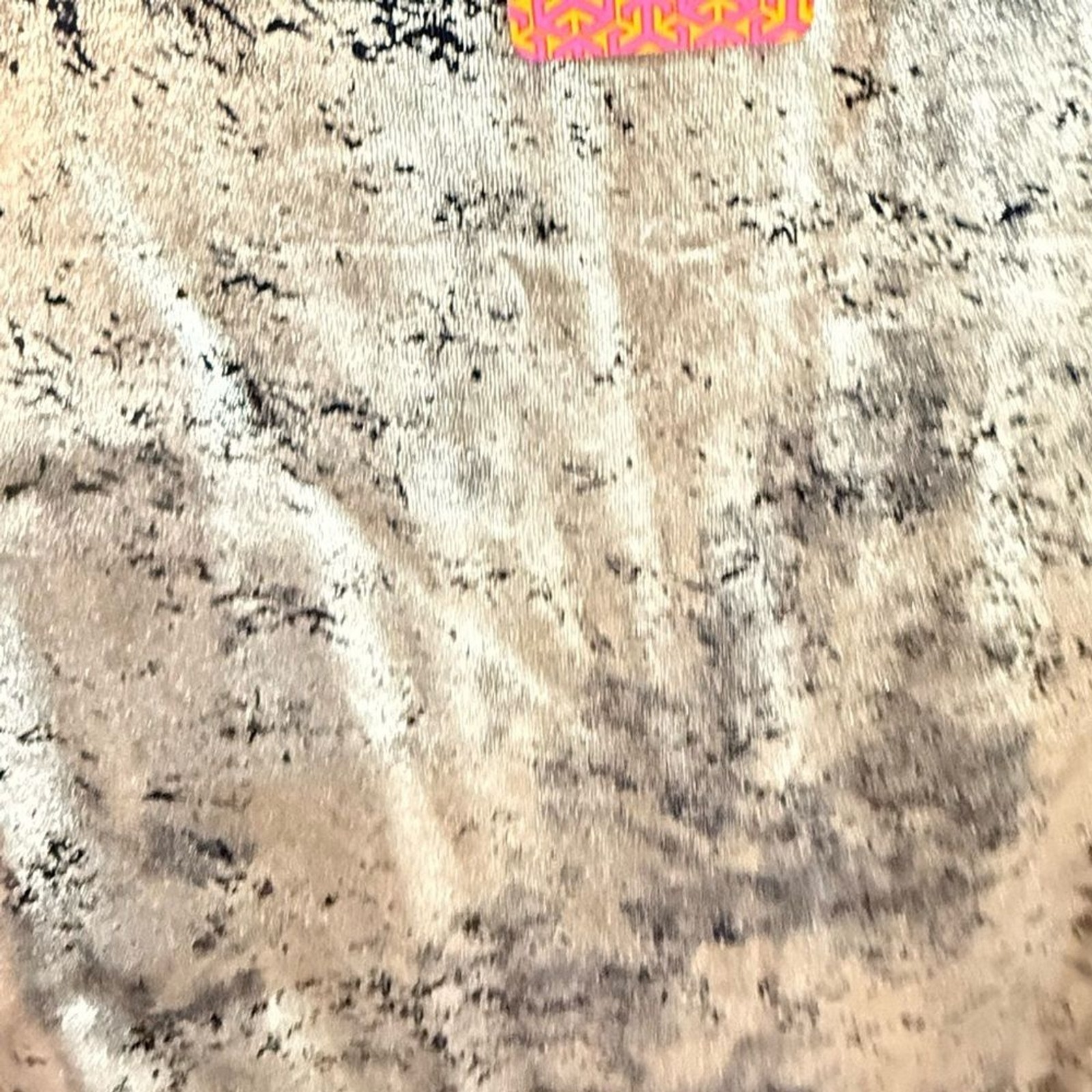 NWT Tory Burch Aventurine metallic gold foil sleeveless dress thumbnail 8