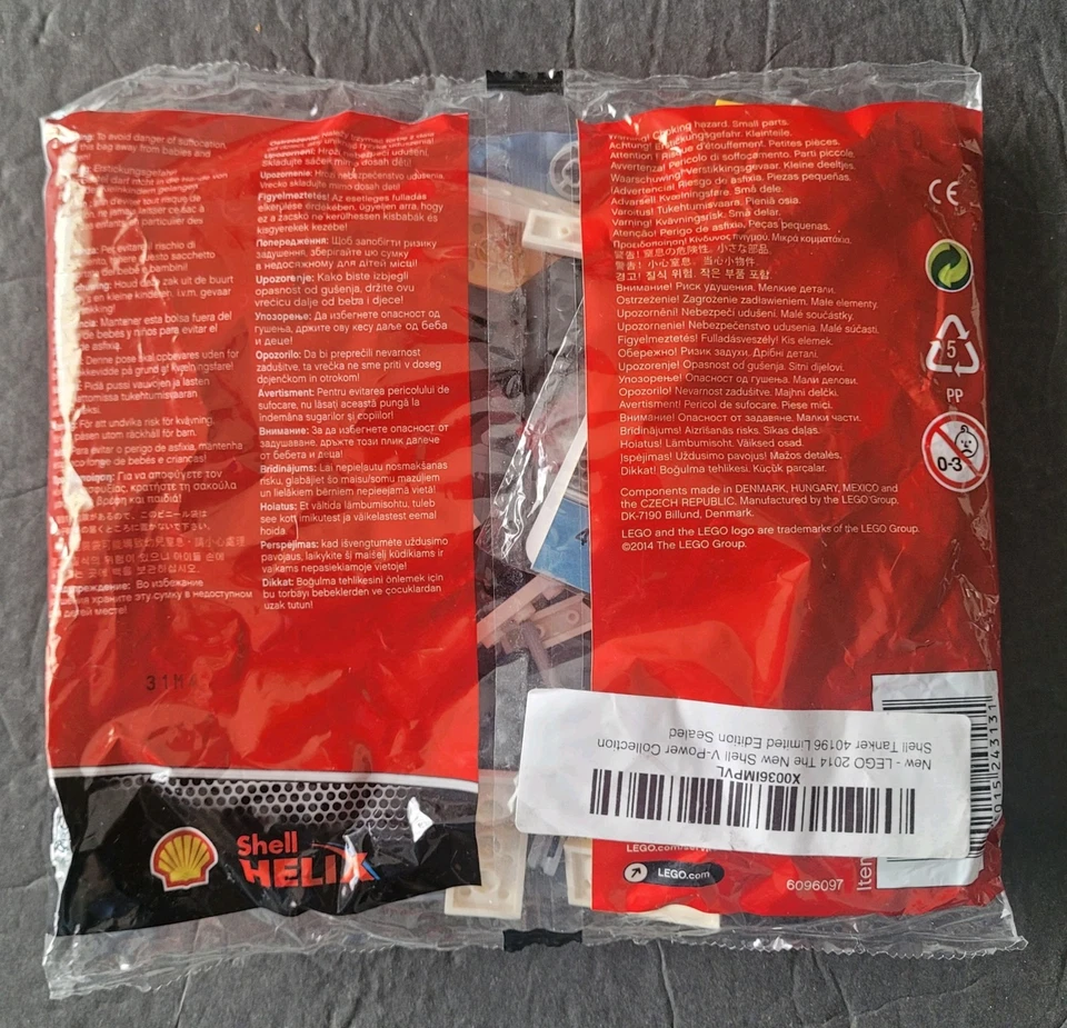 LEGO Shell 40196 V-Power Shell Tanker Truck MISB & RETIRED  - Image 3 of 3