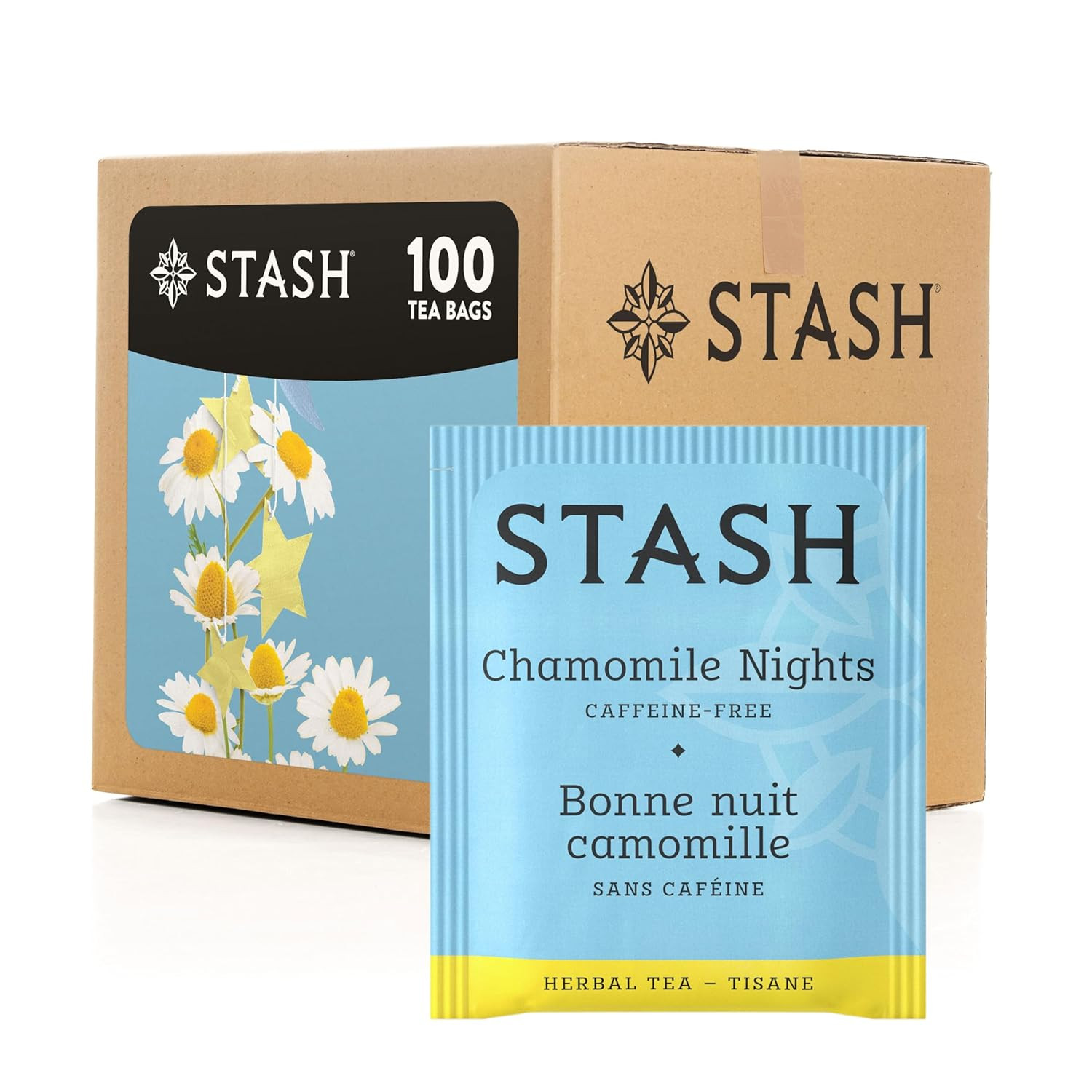 Chamomile Nights Herbal Tea, Box Of 100 Tea Bags (packaging May Vary)
