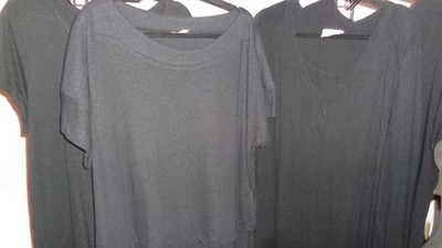 Shirt´s Blusen Tuniken Größe XL/XXL schwarz  4 Teile Paket