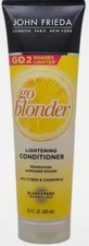 John Frieda Go Blonder Lightening Conditioner, 8.3 Fl Oz, Moisturizes Sun-kissed