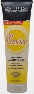 John Frieda Go Blonder Lightening Conditioner, 8.3 Fl Oz, Moisturizes Sun-kissed
