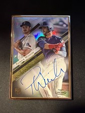 *ON CARD ROOKIE AUTO* 2019 Topps Gold Label - Patrick Wisdom #GLA-PW. rookie card picture